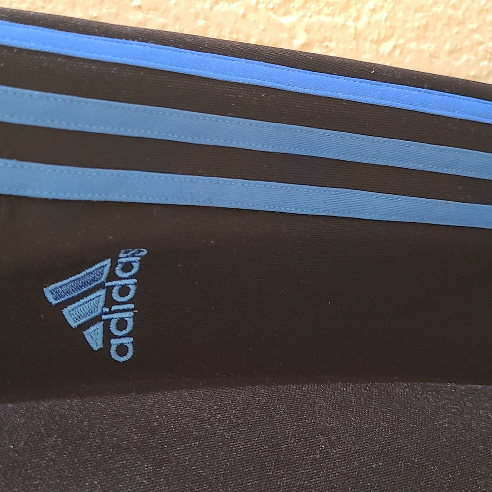Adidas Black and Blue Track Pants